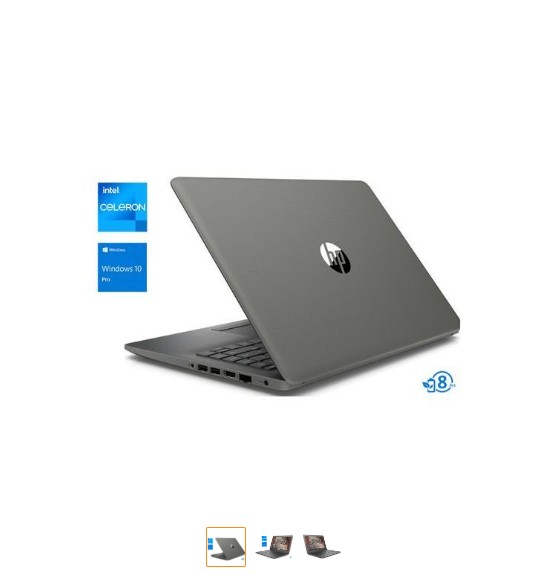 Hp Stream 11 Laptop- Intel Celeron - 64GB SSD 4GB RAM Windows 10 PRO+ Mouse & USB Light For Keyboard